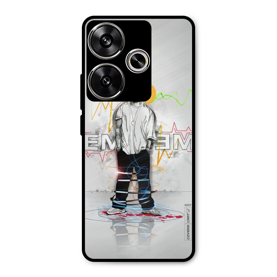 Rap King Eminem Metal Back Case for Poco F6