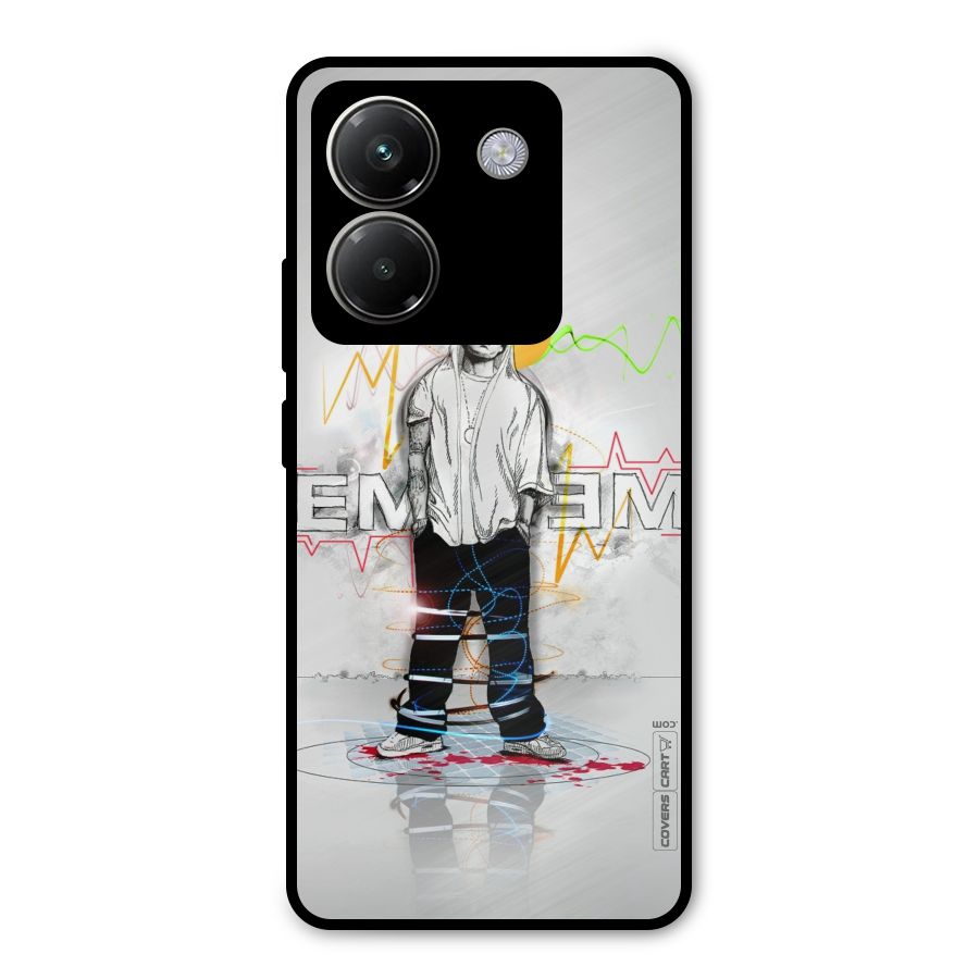 Rap King Eminem Metal Back Case for Poco M7 Pro 5G