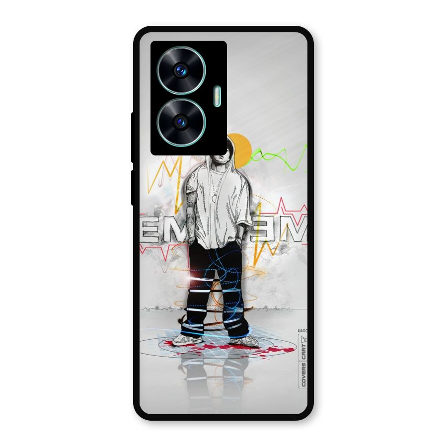 Rap King Eminem Metal Back Case for Realme Narzo N55