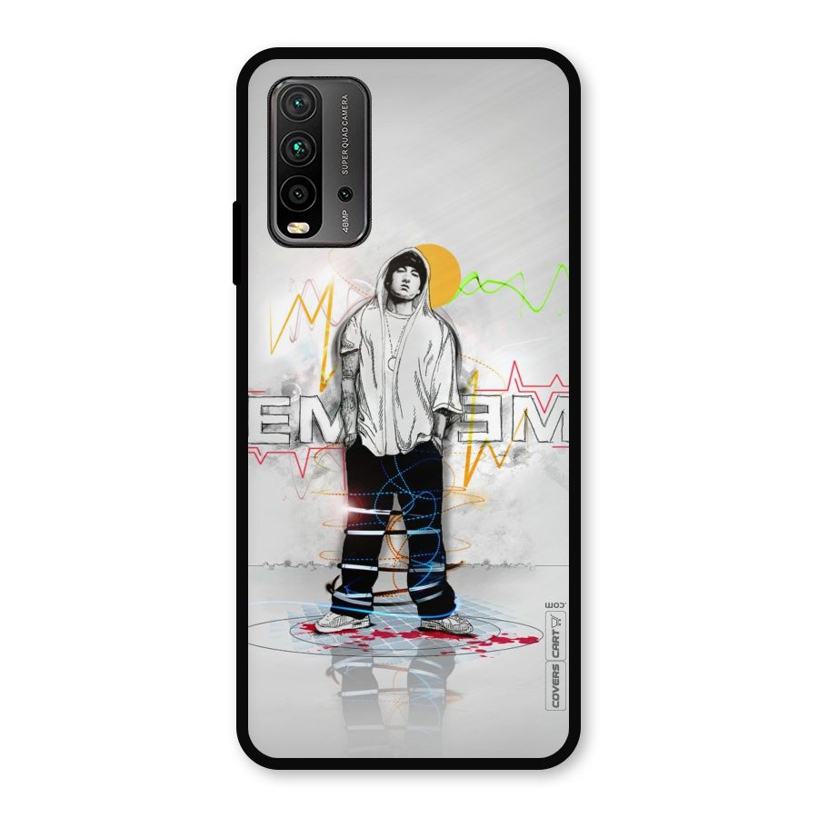 Rap King Eminem Metal Back Case for Redmi 9 Power