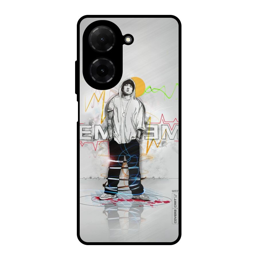 Rap King Eminem Metal Back Case for Redmi A5 4G