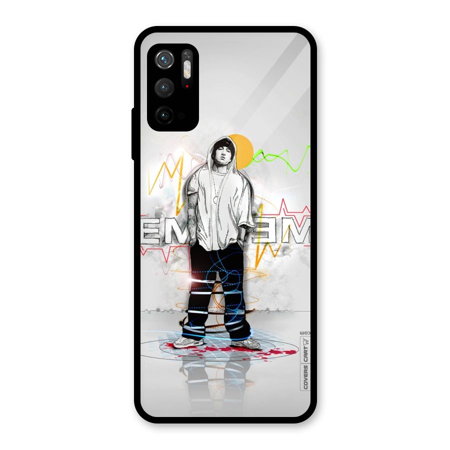 Rap King Eminem Metal Back Case for Redmi Note 10T 5G