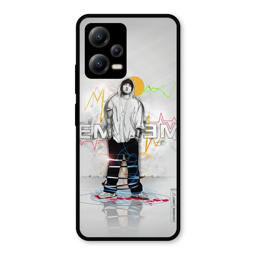 Rap King Eminem Metal Back Case for Redmi Note 12 5G