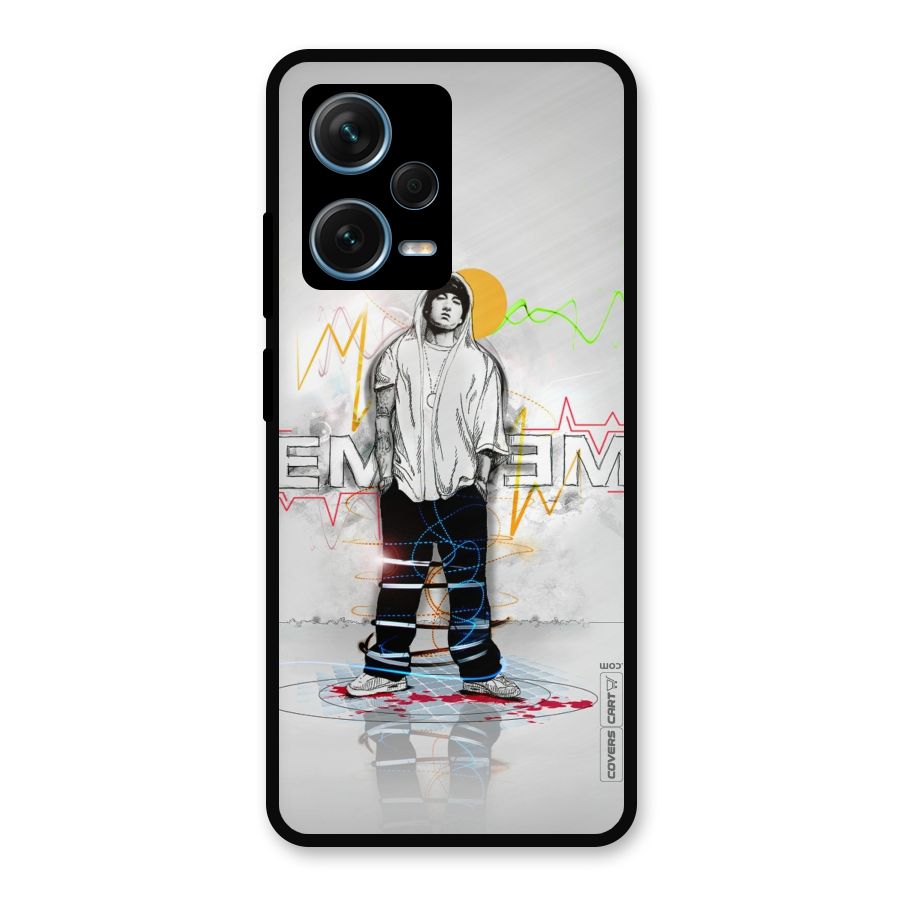 Rap King Eminem Metal Back Case for Redmi Note 12 Pro Plus 5G