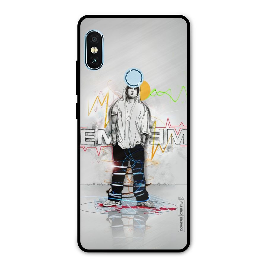 Rap King Eminem Metal Back Case for Redmi Note 5 Pro