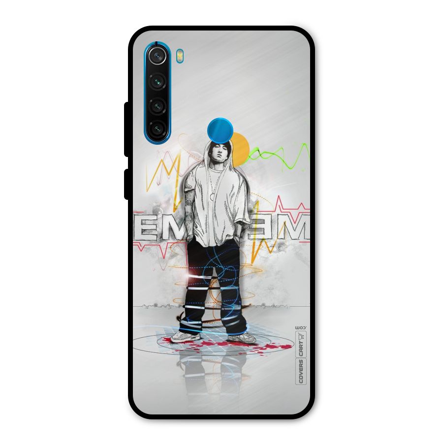 Rap King Eminem Metal Back Case for Redmi Note 8