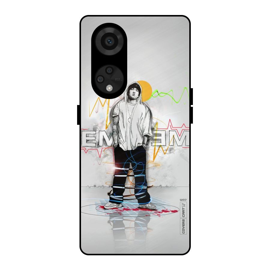 Rap King Eminem Metal Back Case for Reno8 T 5G
