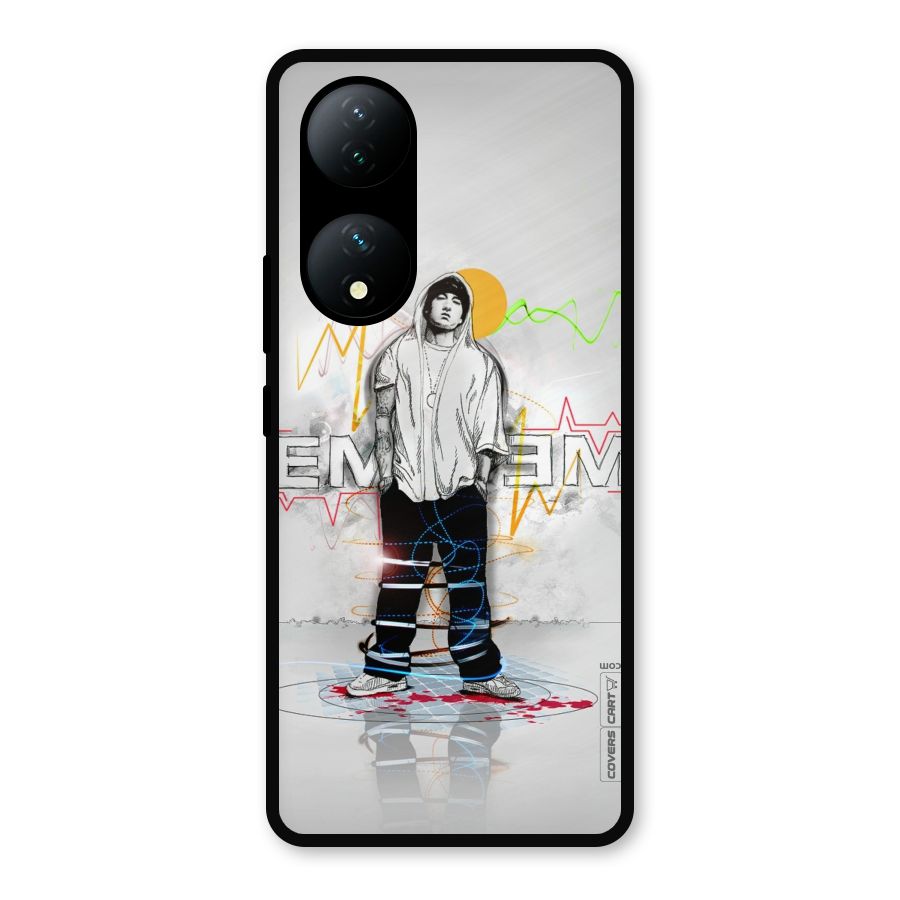 Rap King Eminem Metal Back Case for Vivo T2