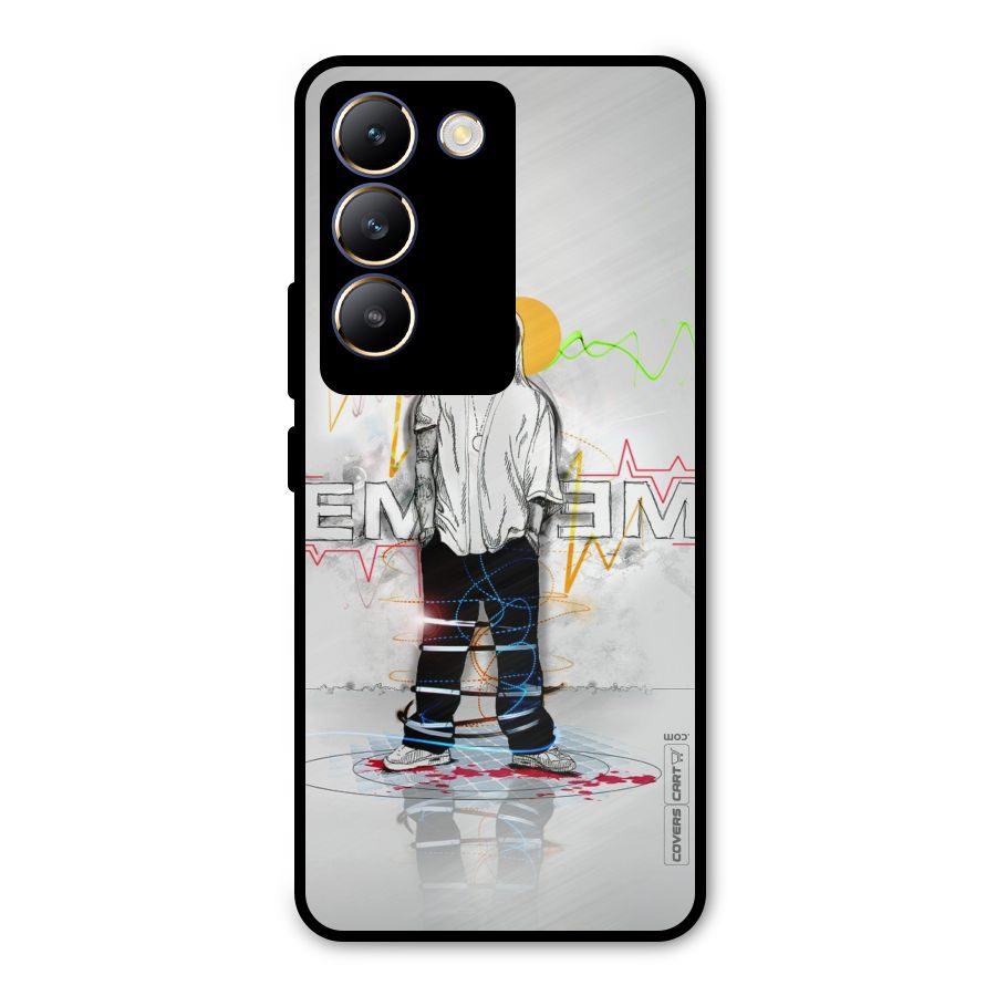 Rap King Eminem Metal Back Case for Vivo T3 5G