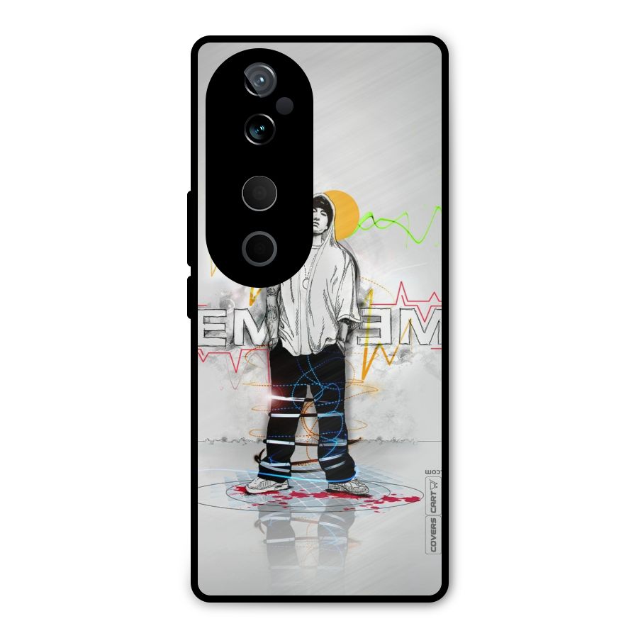 Rap King Eminem Metal Back Case for Vivo T3 Ultra