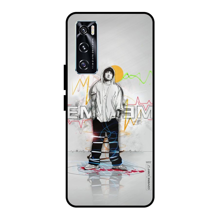 Rap King Eminem Metal Back Case for Vivo V20 SE