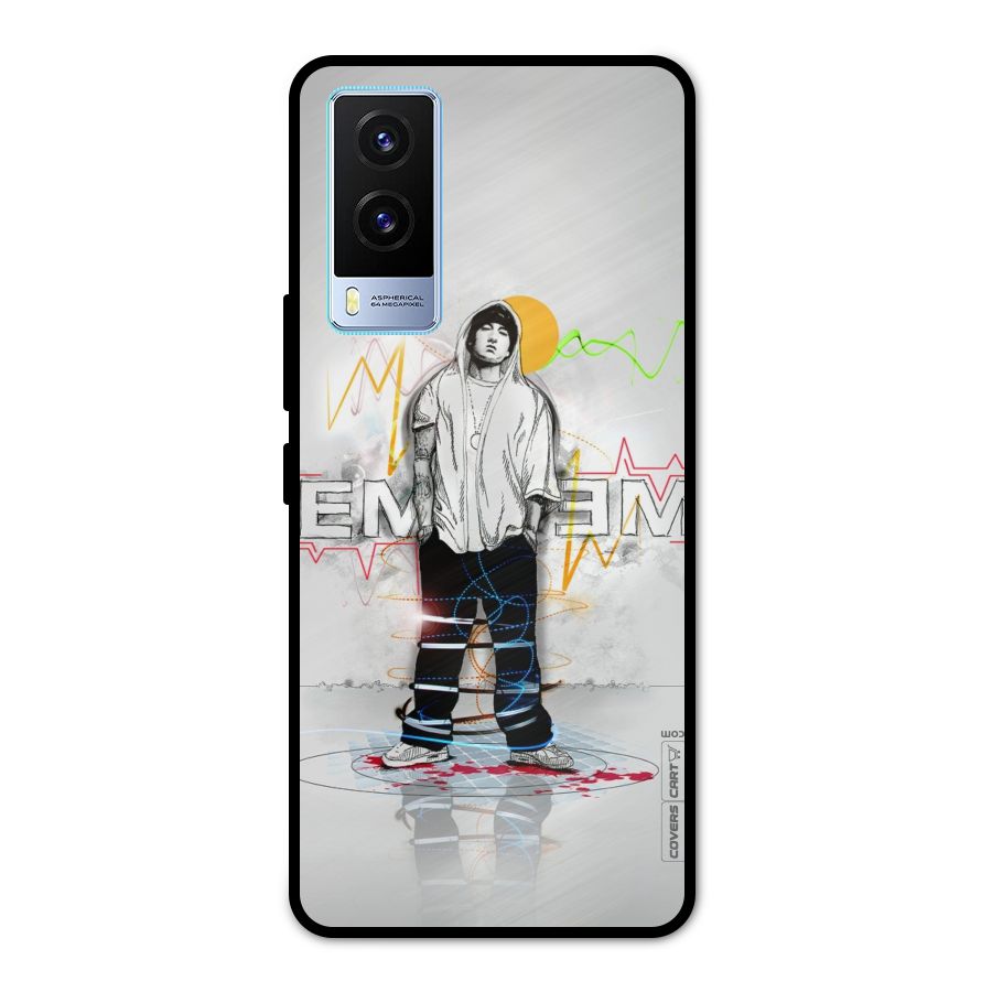 Rap King Eminem Metal Back Case for Vivo V21e 5G