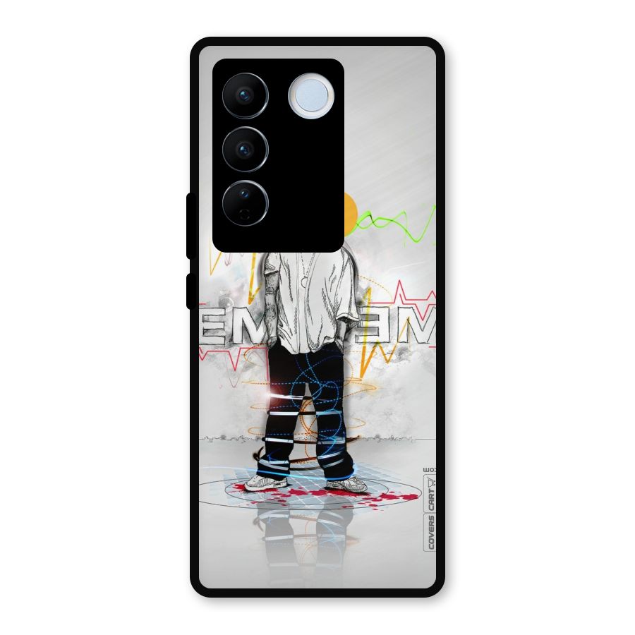 Rap King Eminem Metal Back Case for Vivo V27