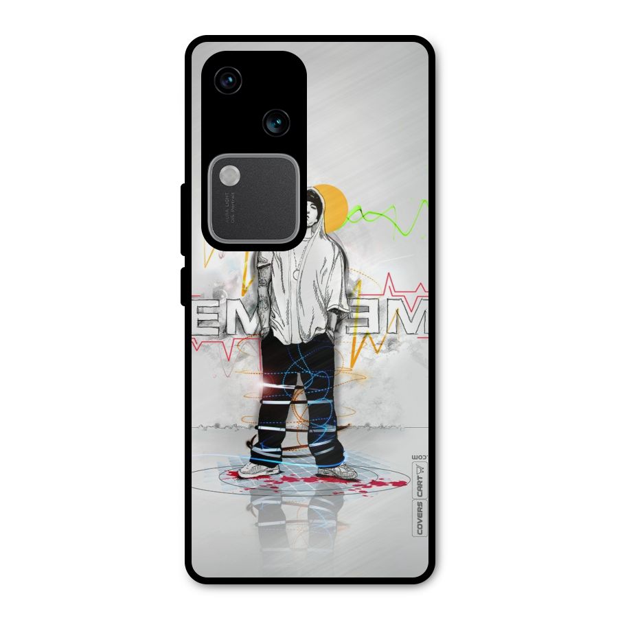 Rap King Eminem Metal Back Case for Vivo V30