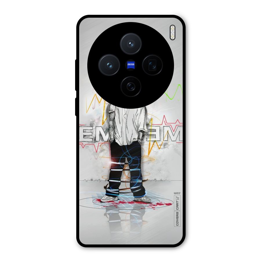 Rap King Eminem Metal Back Case for Vivo X200