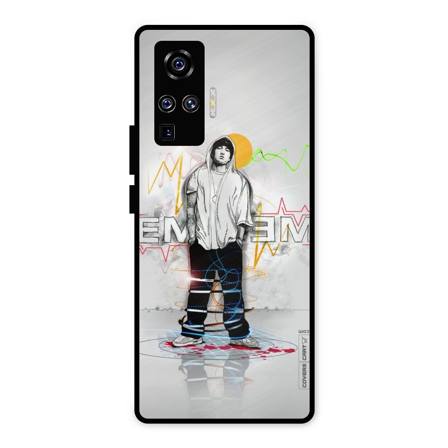 Rap King Eminem Metal Back Case for Vivo X50 Pro