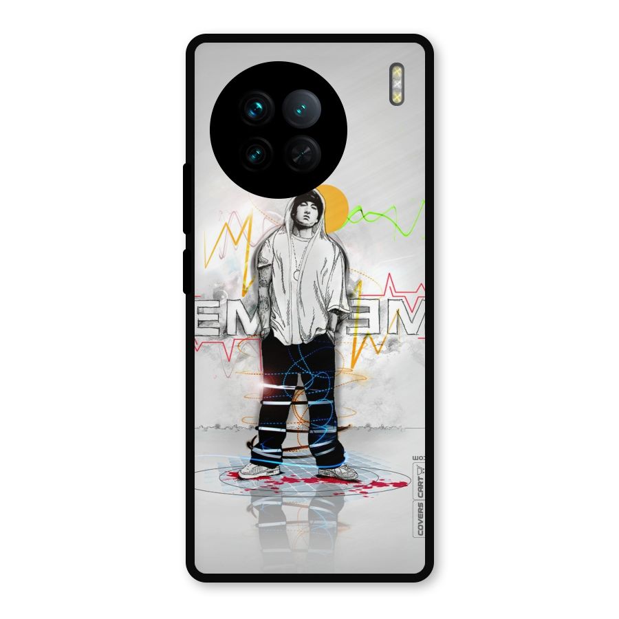 Rap King Eminem Metal Back Case for Vivo X90