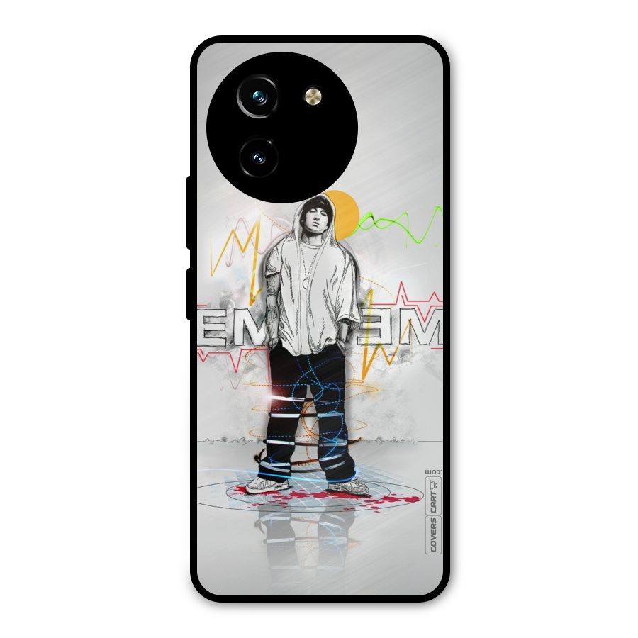 Rap King Eminem Metal Back Case for Vivo Y200i