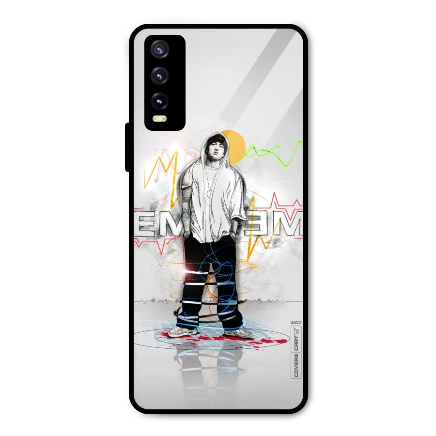 Rap King Eminem Metal Back Case for Vivo Y20g