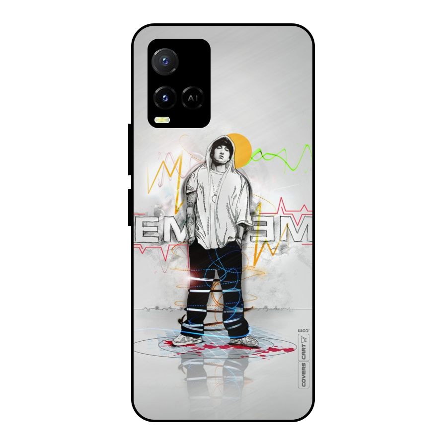Rap King Eminem Metal Back Case for Vivo Y21 2021