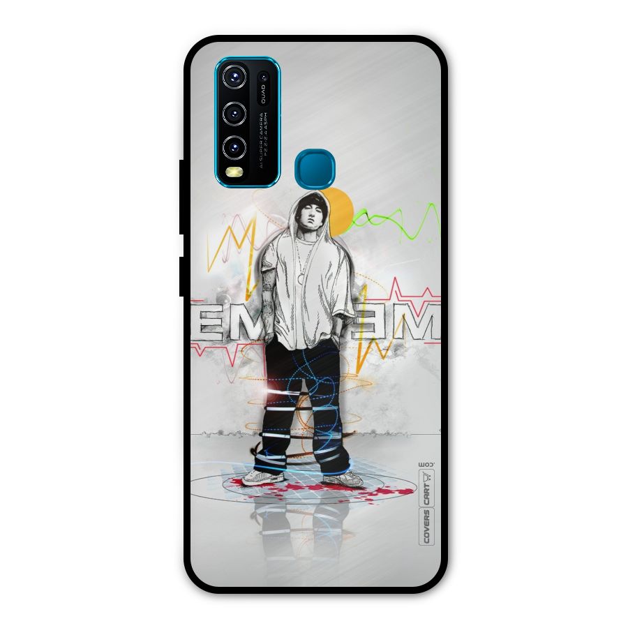 Rap King Eminem Metal Back Case for Vivo Y30