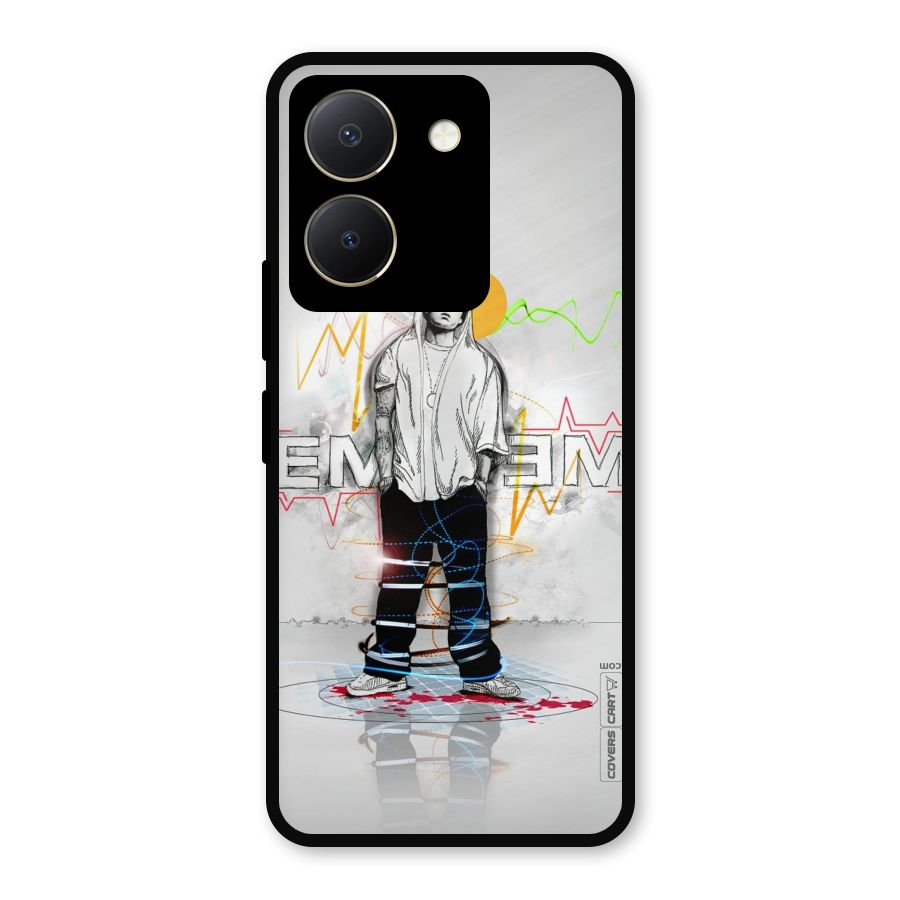 Rap King Eminem Metal Back Case for Vivo Y36