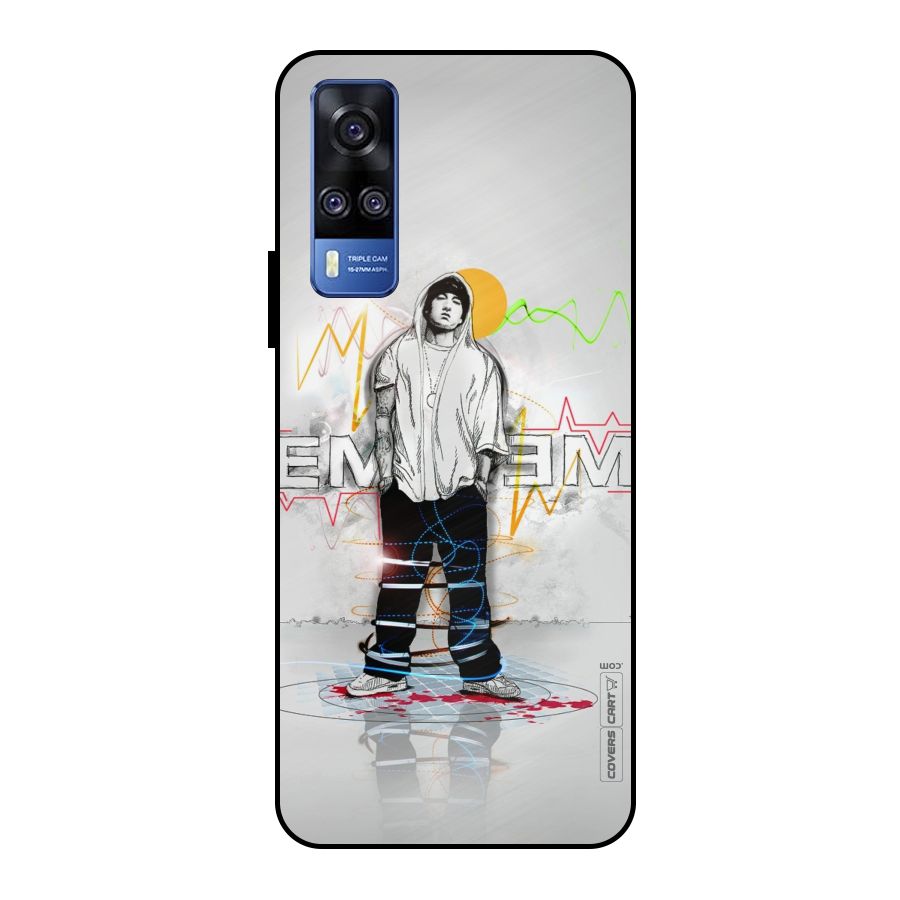 Rap King Eminem Metal Back Case for Vivo Y51