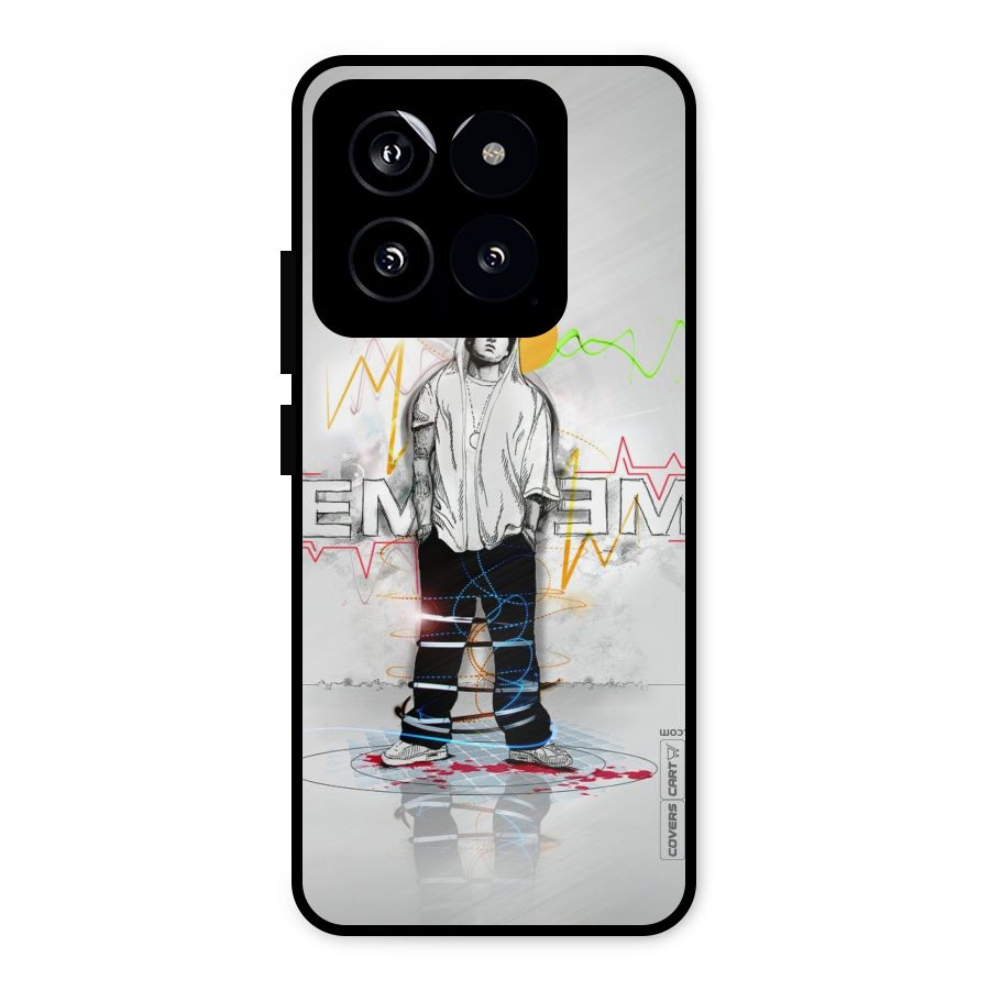 Rap King Eminem Metal Back Case for Xiaomi 14
