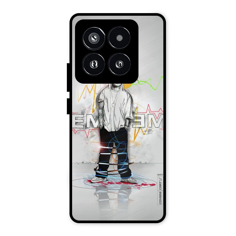 Rap King Eminem Metal Back Case for Xiaomi 14 Pro