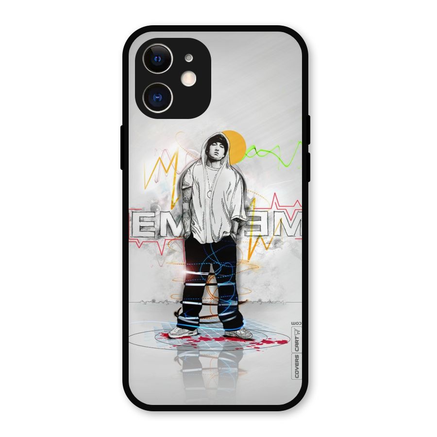 Rap King Eminem Metal Back Case for iPhone 12