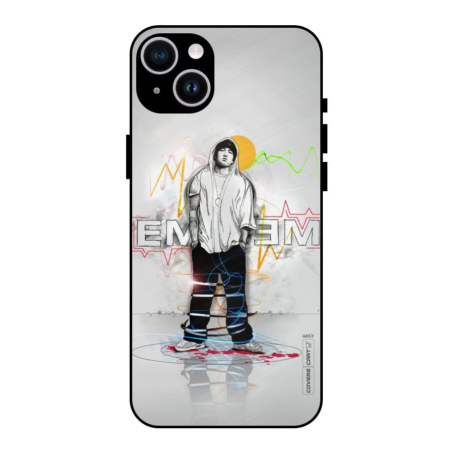 Rap King Eminem Metal Back Case for iPhone 14 Plus