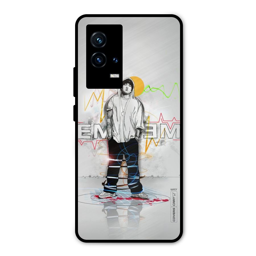 Rap King Eminem Metal Back Case for iQOO 9 5G