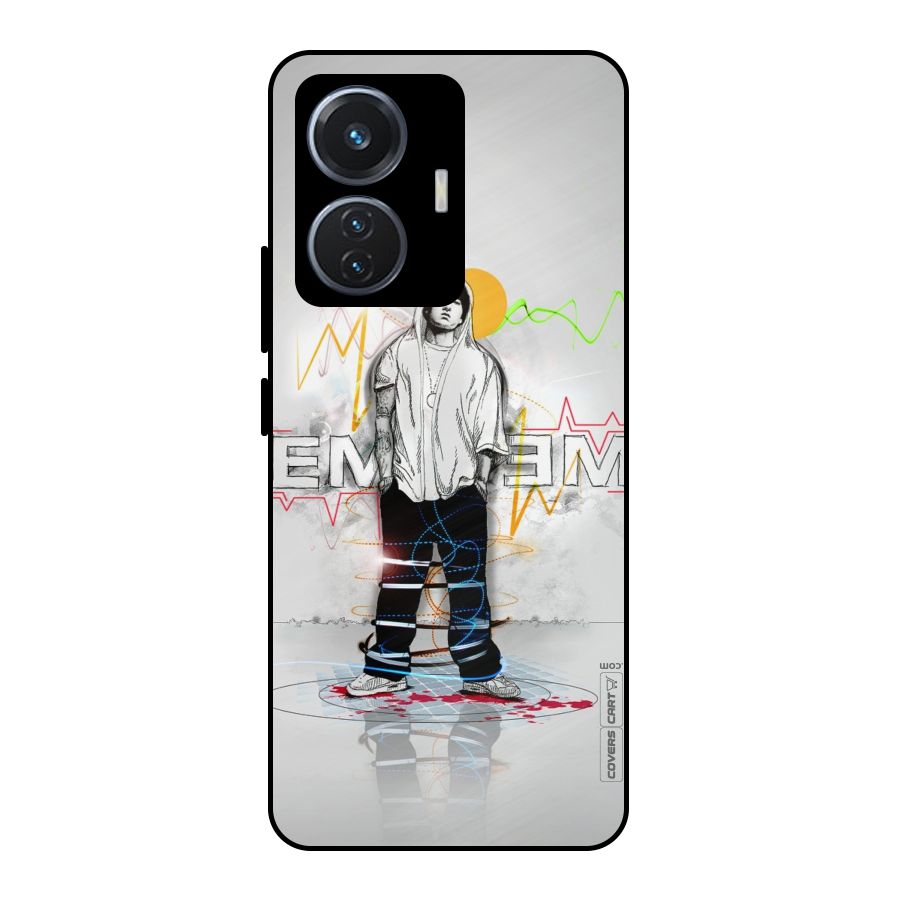 Rap King Eminem Metal Back Case for iQOO Z6 44W