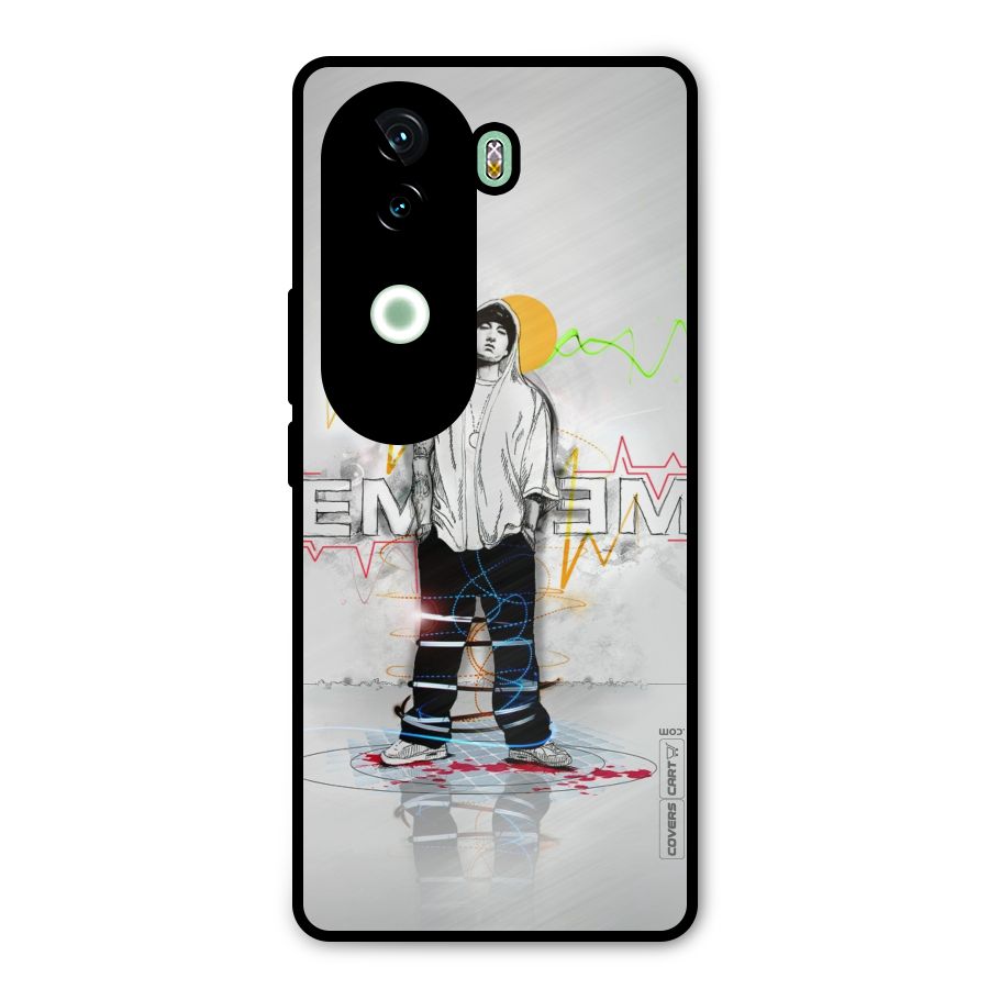 Rap King Eminem Metal Back Case for iQOO Z9s