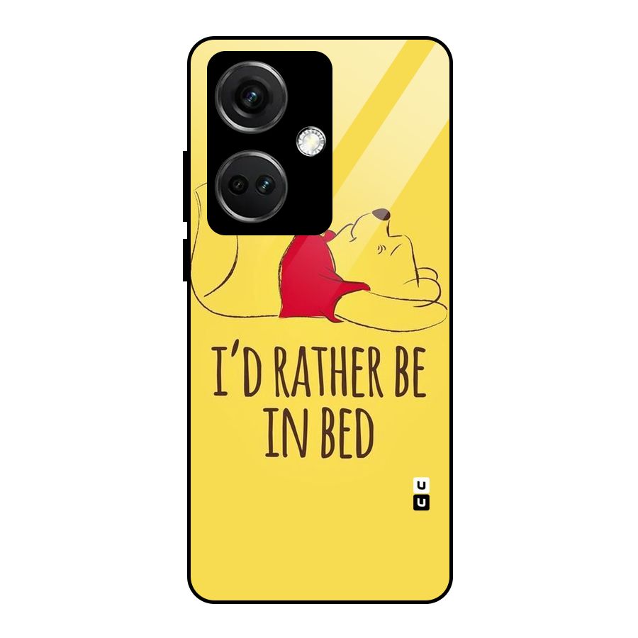 Rather Be In Bed Glass Back Case for OnePlus Nord CE 3 5G
