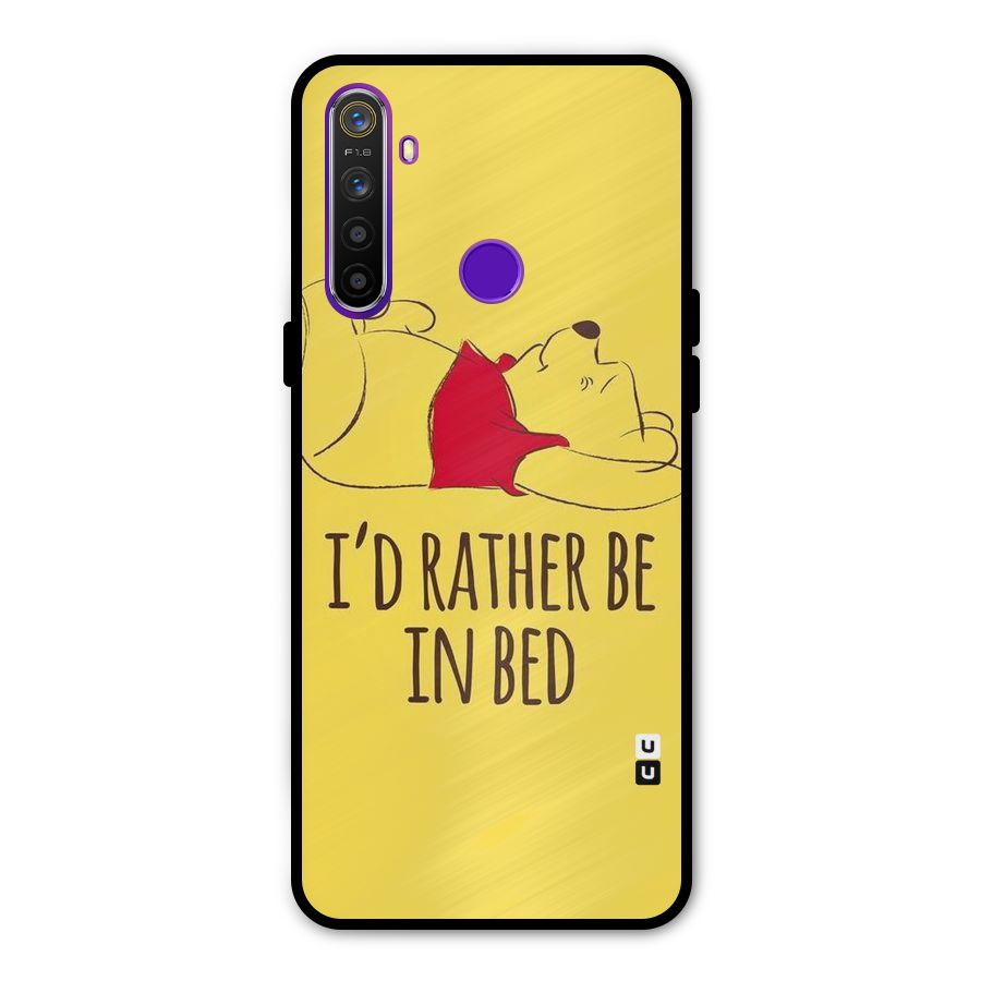 Rather Be In Bed Glass Back Case for Realme 5s