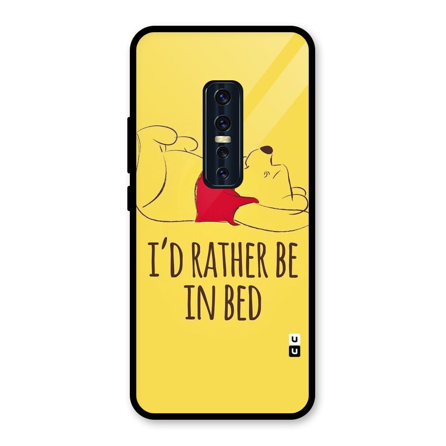 Rather Be In Bed Glass Back Case for Vivo V17 Pro