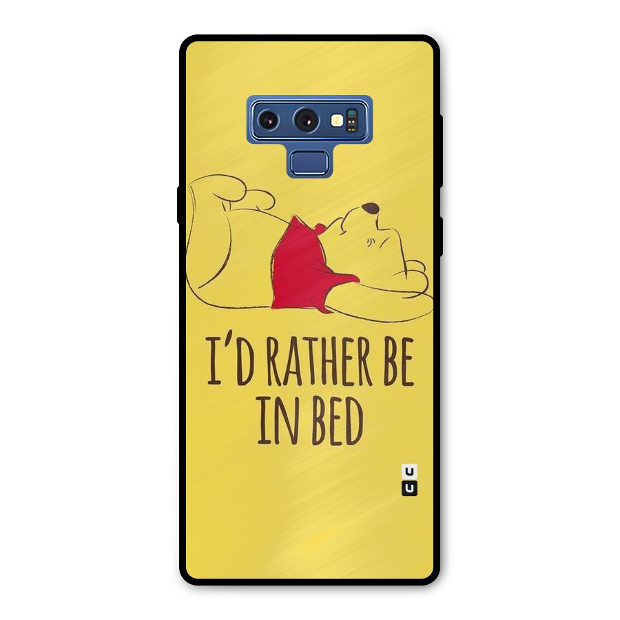 Rather Be In Bed Metal Back Case for Galaxy Note 9