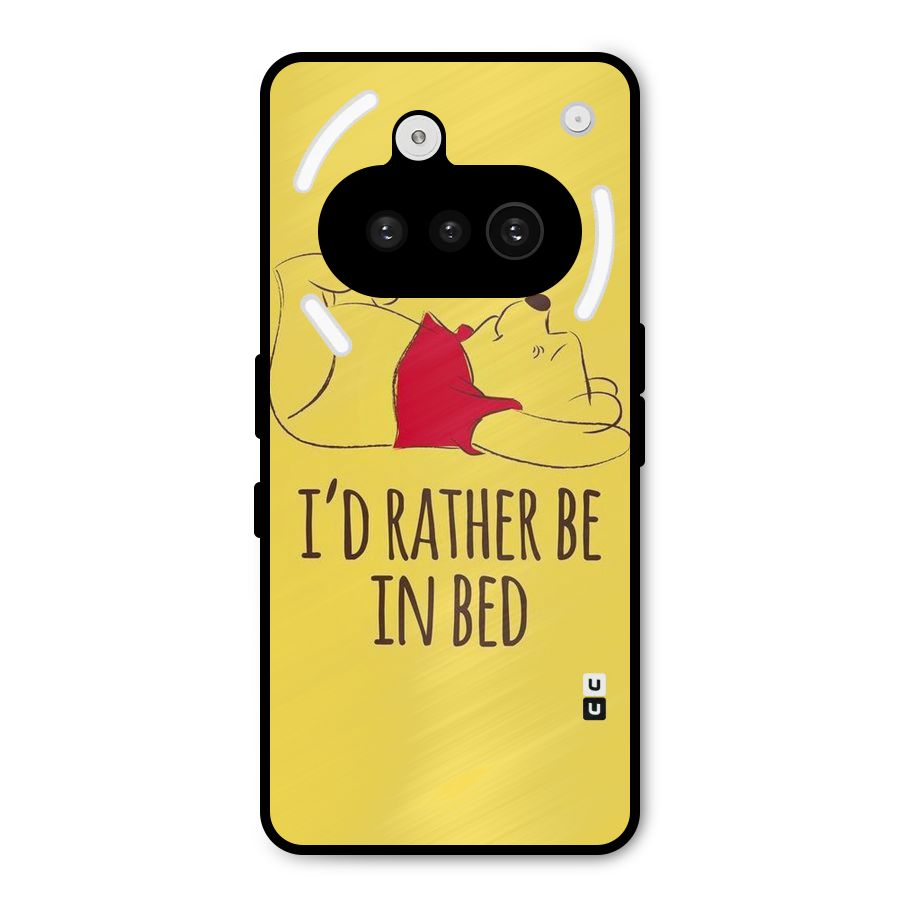 Rather Be In Bed Metal Back Case for Nothing Phone 3a