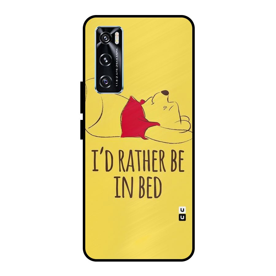 Rather Be In Bed Metal Back Case for Vivo V20 SE