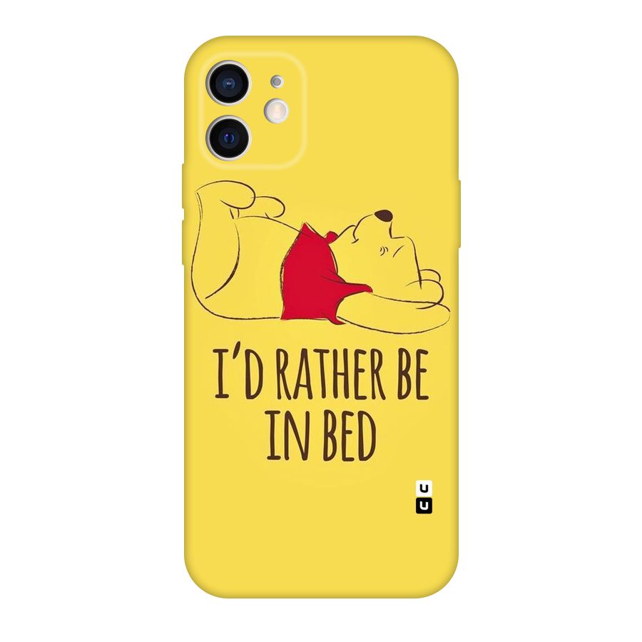 Rather Be In Bed Original Polycarbonate Back Case for iPhone 12