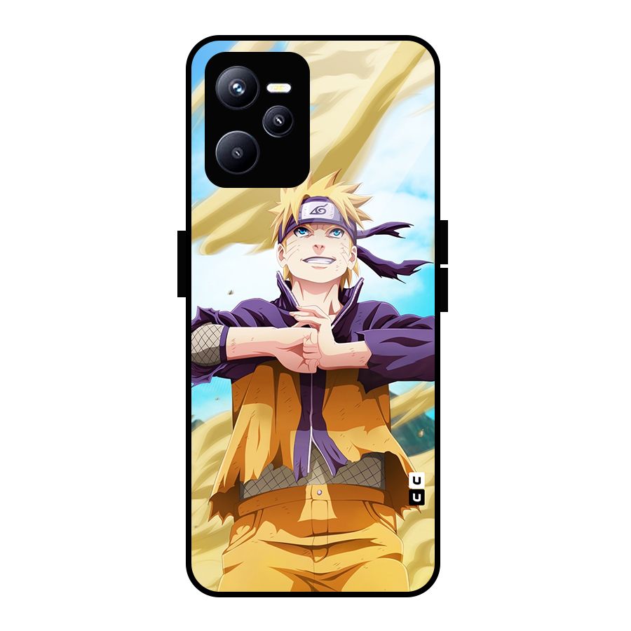 Ready Naruto Glass Back Case for Realme C35