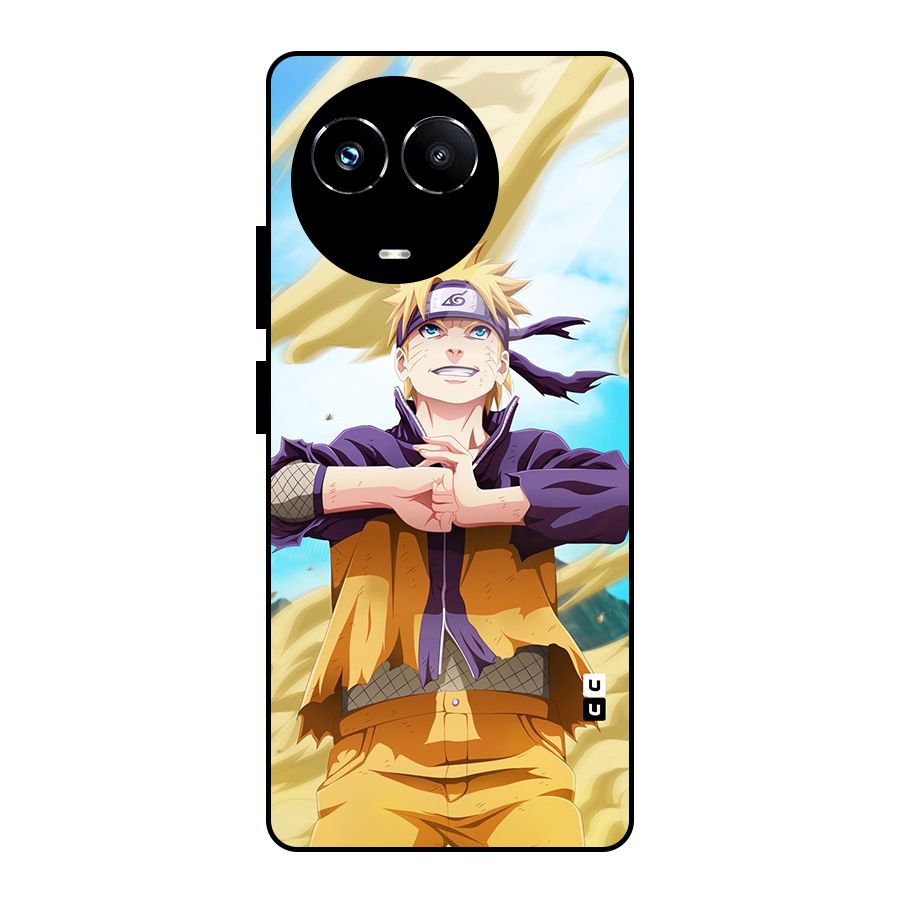 Ready Naruto Glass Back Case for Realme Narzo 60X