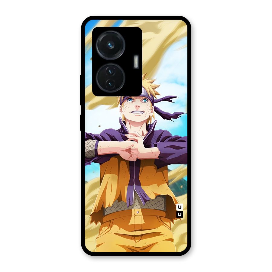 Ready Naruto Glass Back Case for Vivo T1 44W