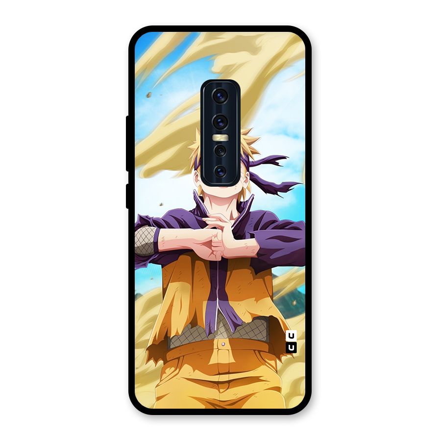 Ready Naruto Glass Back Case for Vivo V17 Pro