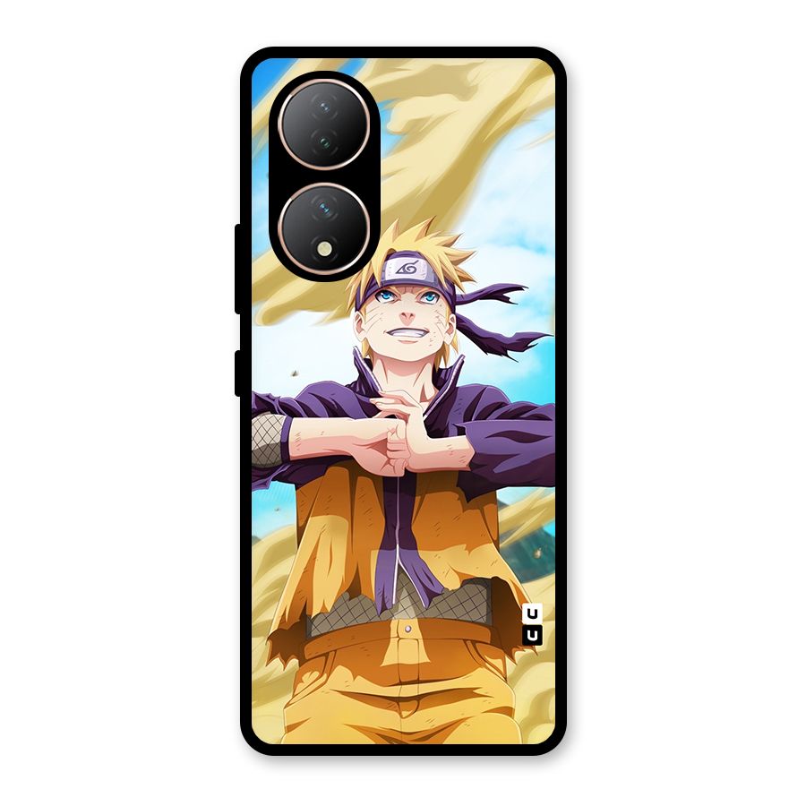 Ready Naruto Glass Back Case for Vivo Y100A
