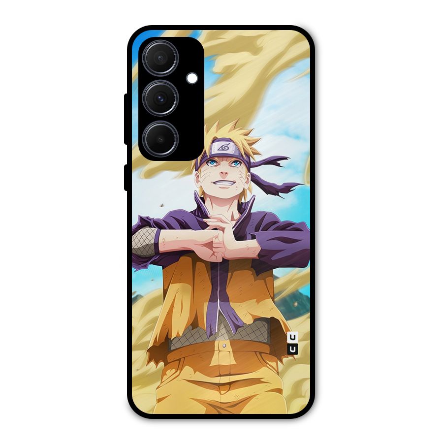 Ready Naruto Metal Back Case for Galaxy A35