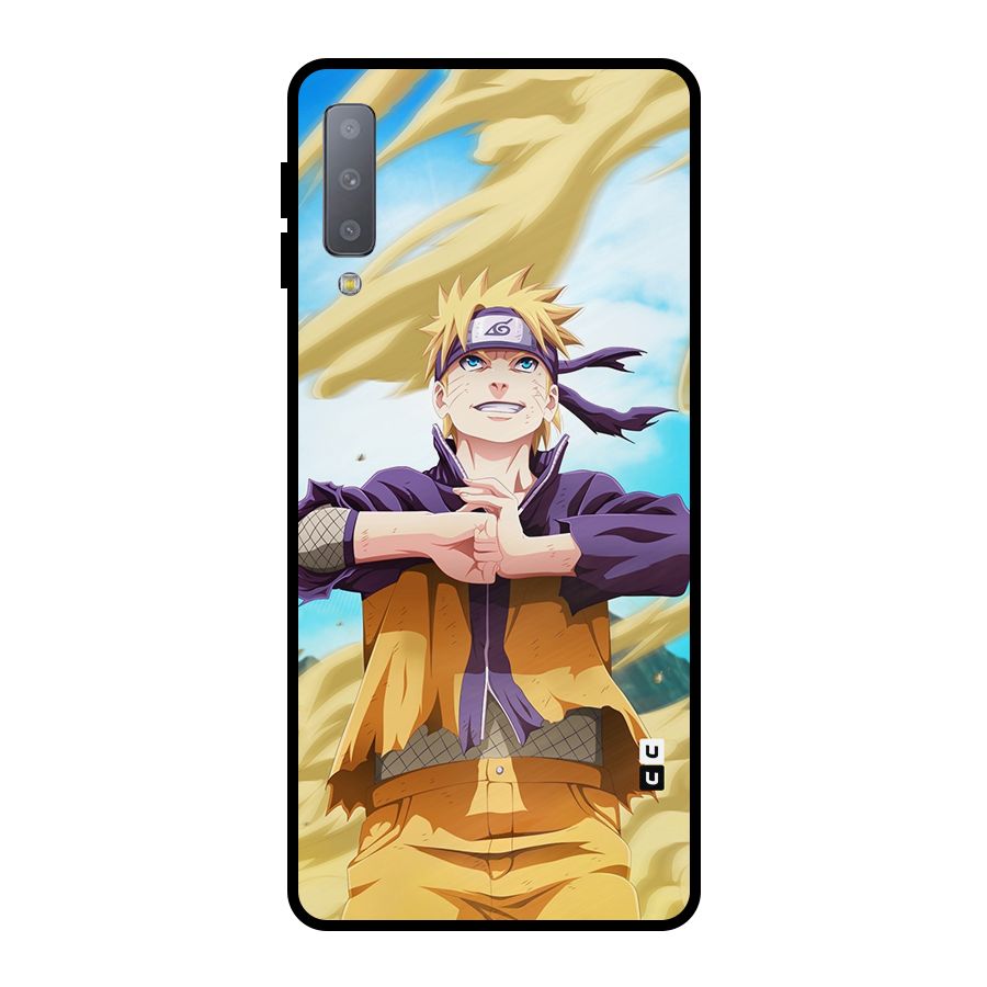Ready Naruto Metal Back Case for Galaxy A7 (2018)