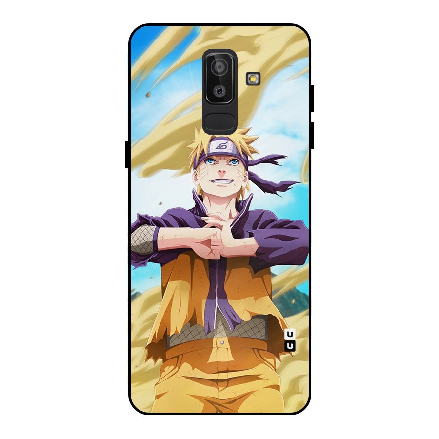 Ready Naruto Metal Back Case for Galaxy J8