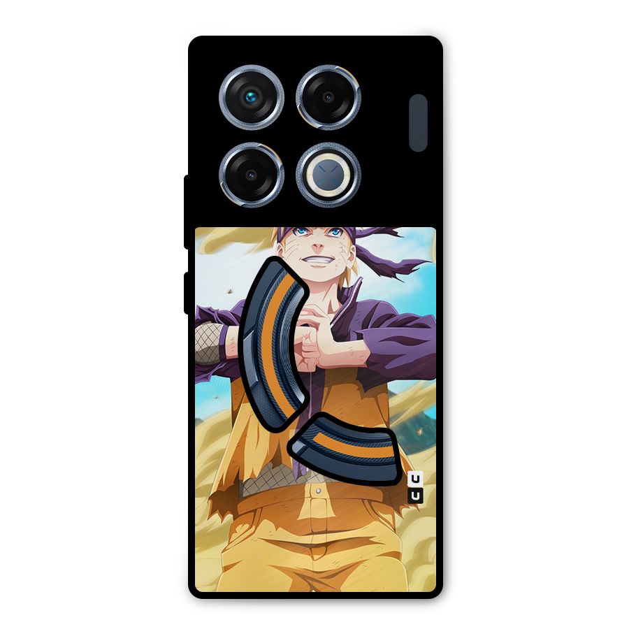 Ready Naruto Metal Back Case for Infinix GT 20 Pro